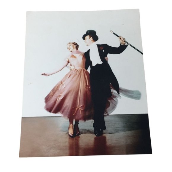 Ginger Rogers and Fred Astaire Ballroom Dancing Color Photo- 10x5 inches - Picture 1 of 2